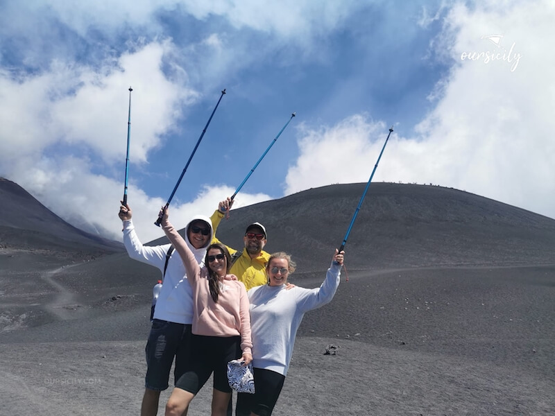 Hikers of Mt.Etna