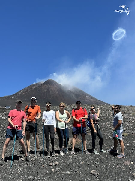 Smoke rings of Mt. Etna