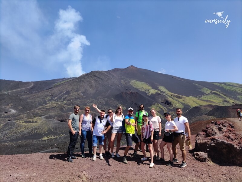Taking photos on Etna