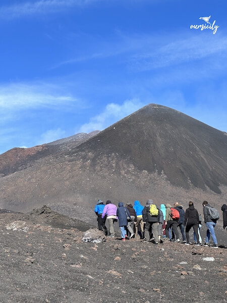 Visiting the craters of Mt.Etna