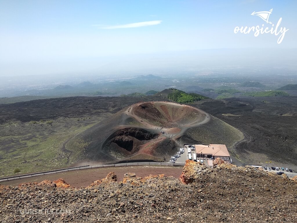 View of Etna and Silvestri Craters 